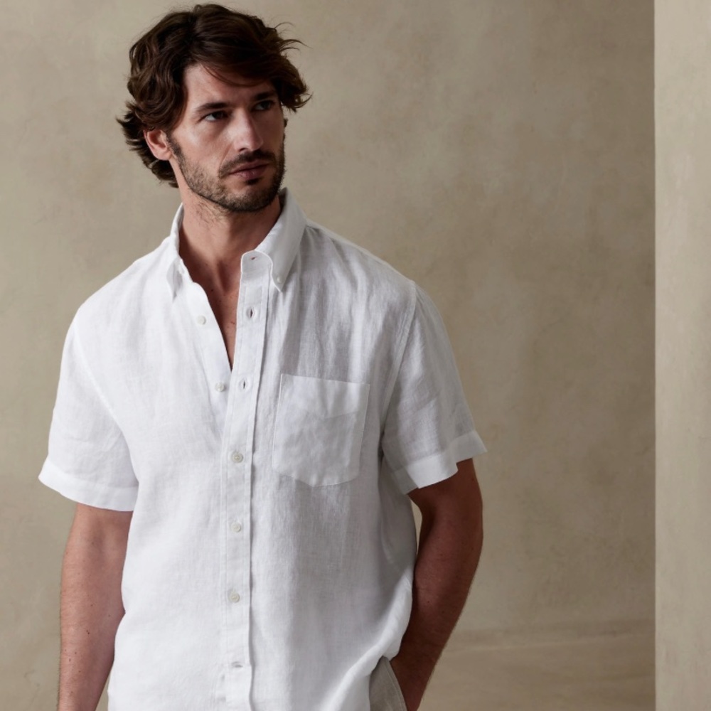 LINEN BANANA REPUBLIC SHIRT